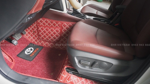 Thảm lót sàn 5D 6D Phú Quý Toyota Cross cao cấp, sang trọng, giá rẻ